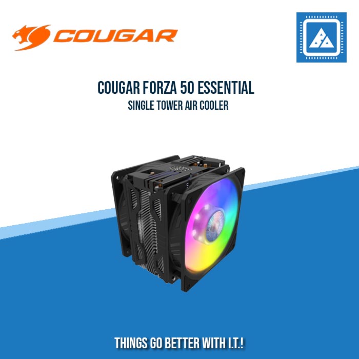 COUGAR FORZA 50 ESSENTIAL SINGLE TOWER AIR COOLER COUGAR FORZA 50 ESSENTIAL SINGLE TOWER AIR COOLER